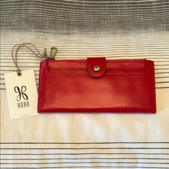 HOBO Handbags - Hobo Women's Red Leather Wallet